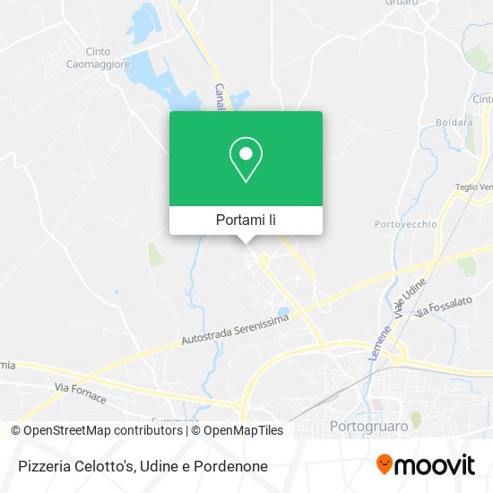 Mappa Pizzeria Celotto's