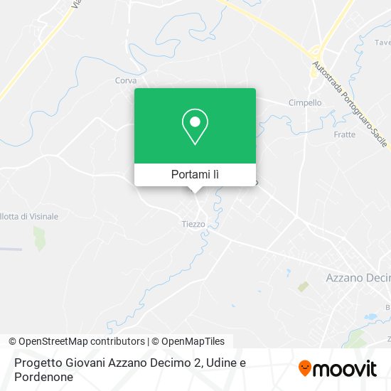 Mappa Progetto Giovani Azzano Decimo 2