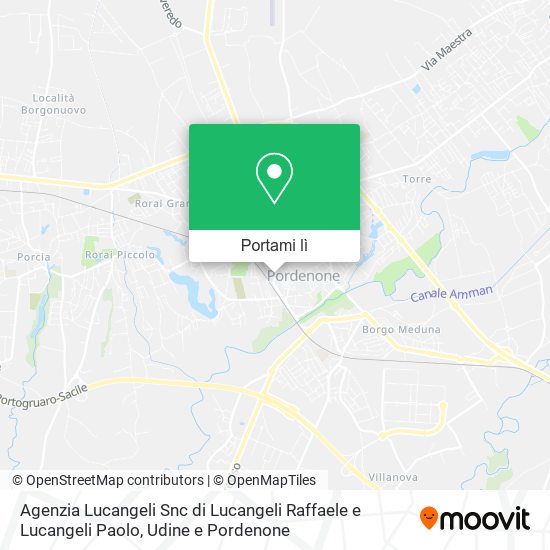 Mappa Agenzia Lucangeli Snc di Lucangeli Raffaele e Lucangeli Paolo