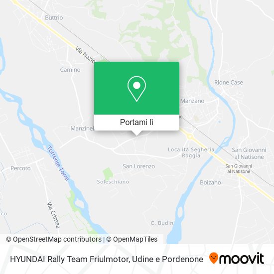 Mappa HYUNDAI Rally Team Friulmotor