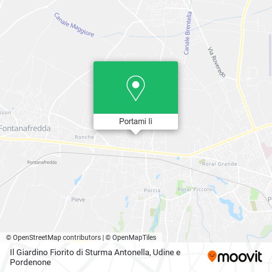 Mappa Il Giardino Fiorito di Sturma Antonella