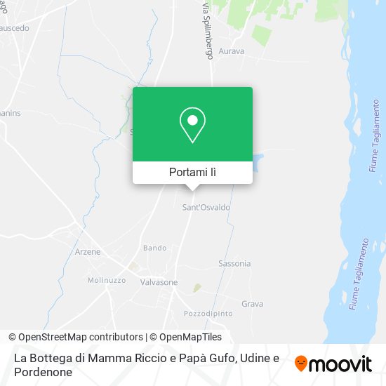 Mappa La Bottega di Mamma Riccio e Papà Gufo
