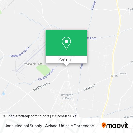 Mappa Janz Medical Supply - Aviano