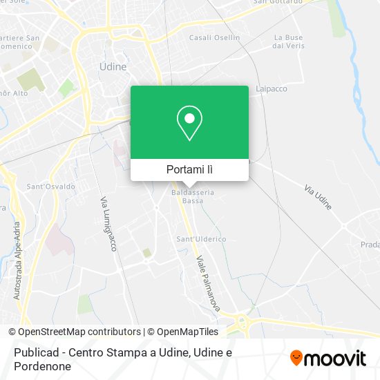 Mappa Publicad - Centro Stampa a Udine