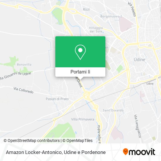 Mappa Amazon Locker-Antonico