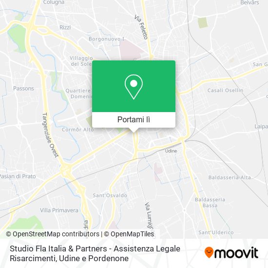 Mappa Studio Fla Italia & Partners - Assistenza Legale Risarcimenti