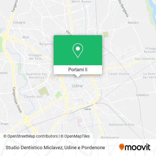 Mappa Studio Dentistico Miclavez
