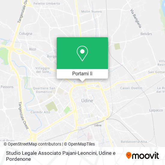 Mappa Studio Legale Associato Pajani-Leoncini