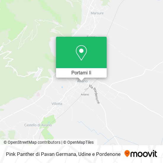 Mappa Pink Panther di Pavan Germana