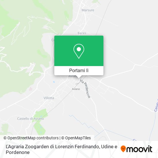 Mappa L'Agraria Zoogarden di Lorenzin Ferdinando