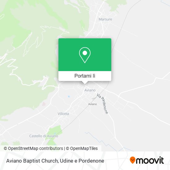 Mappa Aviano Baptist Church