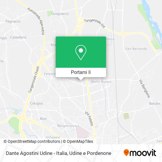 Mappa Dante Agostini Udine - Italia