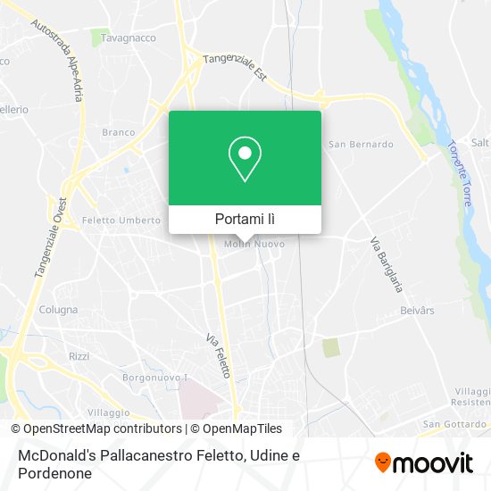 Mappa McDonald's Pallacanestro Feletto