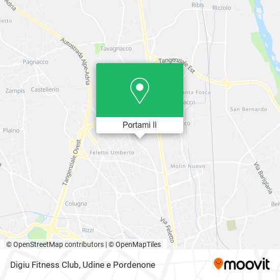 Mappa Digiu Fitness Club