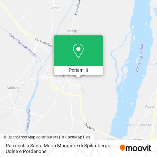 Mappa Parrocchia Santa Maria Maggiore di Spilimbergo