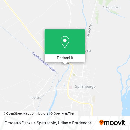 Mappa Progetto Danza e Spettacolo