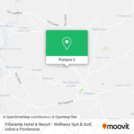 Mappa Villaverde Hotel & Resort - Wellness SpA & Golf