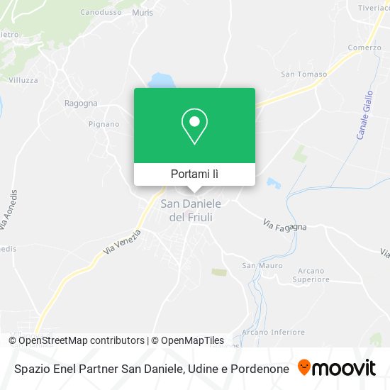Mappa Spazio Enel Partner San Daniele