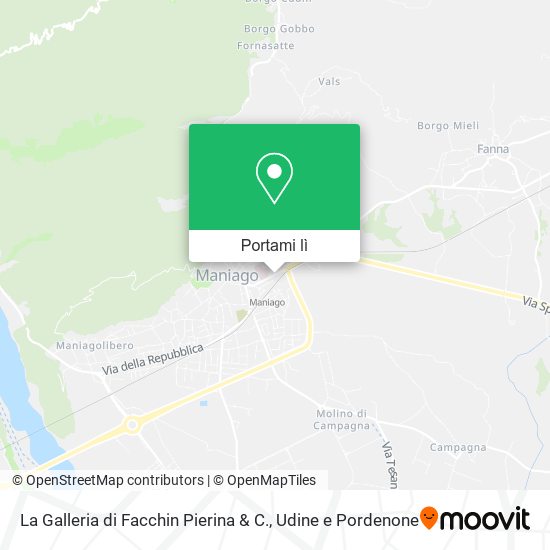Mappa La Galleria di Facchin Pierina & C.