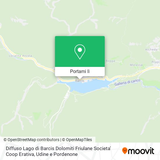 Mappa Diffuso Lago di Barcis Dolomiti Friulane Societa' Coop Erativa