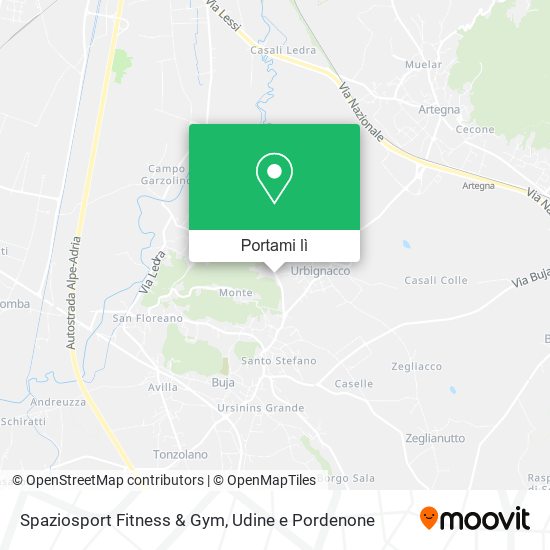 Mappa Spaziosport Fitness & Gym