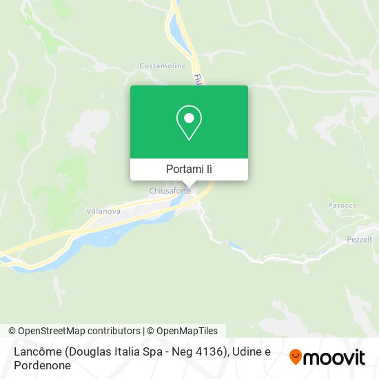Mappa Lancôme (Douglas Italia Spa - Neg 4136)