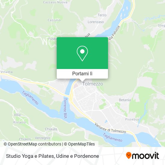 Mappa Studio Yoga e Pilates
