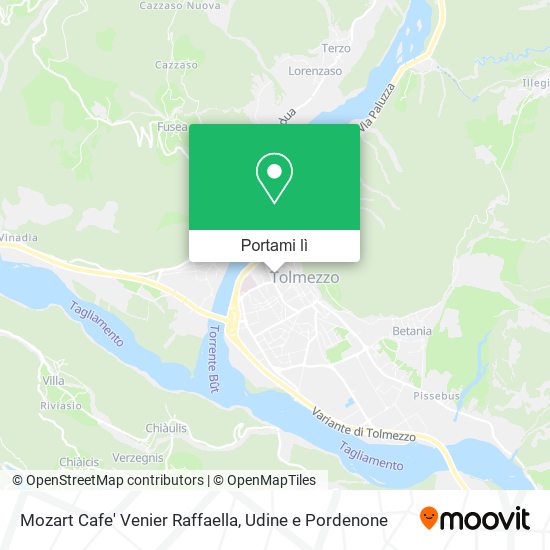 Mappa Mozart Cafe' Venier Raffaella