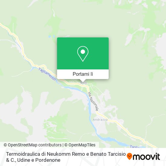 Mappa Termoidraulica di Neukomm Remo e Benato Tarcisio & C.