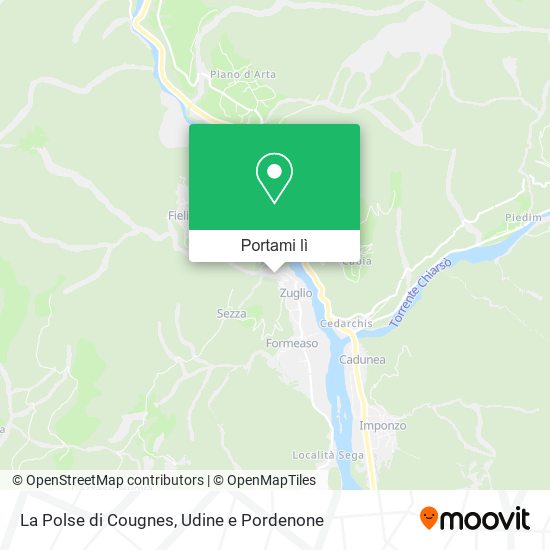 Mappa La Polse di Cougnes