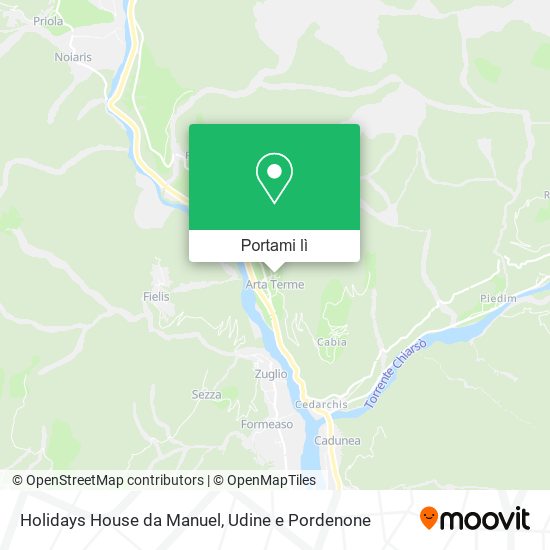Mappa Holidays House da Manuel