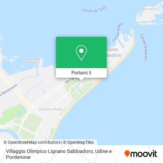 Mappa Villaggio Olimpico Lignano Sabbiadoro