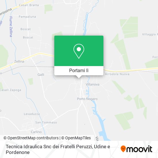 Mappa Tecnica Idraulica Snc dei Fratelli Peruzzi