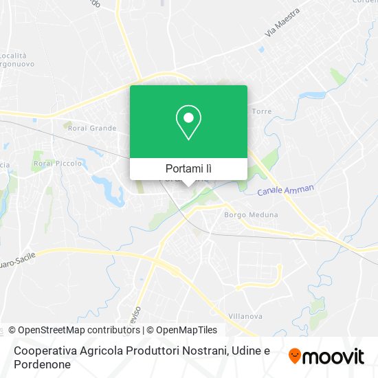 Mappa Cooperativa Agricola Produttori Nostrani