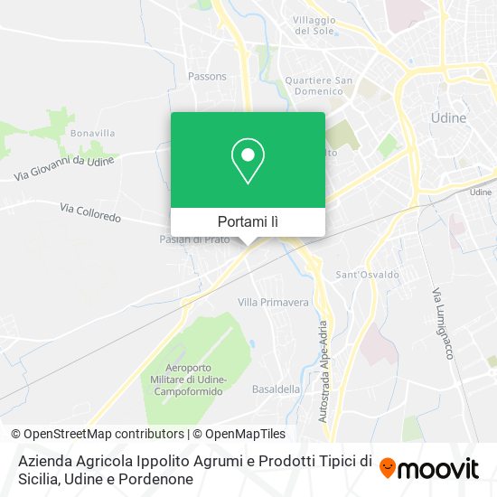 Mappa Azienda Agricola Ippolito Agrumi e Prodotti Tipici di Sicilia