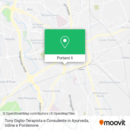 Mappa Tony Giglio-Terapista e Consulente in Ayurveda