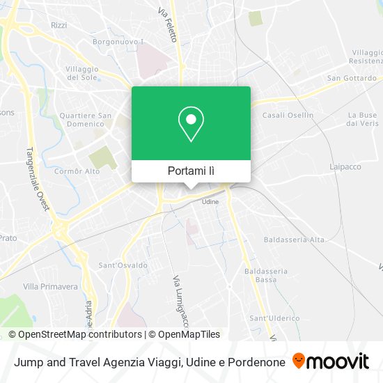 Mappa Jump and Travel Agenzia Viaggi