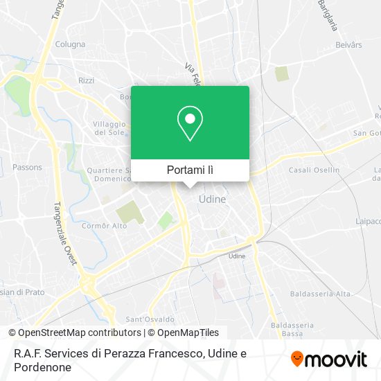 Mappa R.A.F. Services di Perazza Francesco