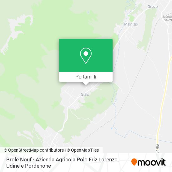 Mappa Brole Nouf - Azienda Agricola Polo Friz Lorenzo
