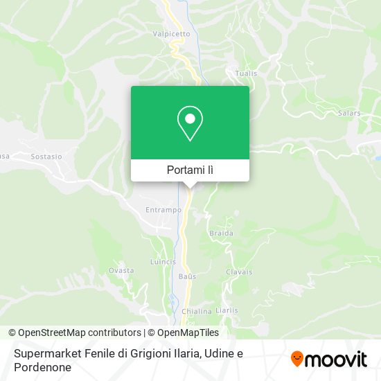 Mappa Supermarket Fenile di Grigioni Ilaria