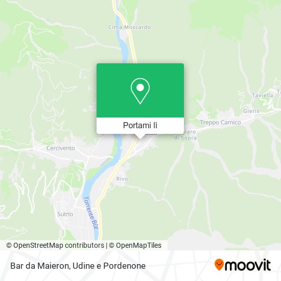 Mappa Bar da Maieron