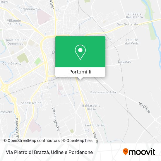 Mappa Via Pietro di Brazzà