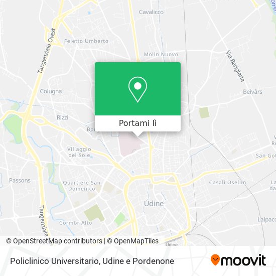 Mappa Policlinico Universitario