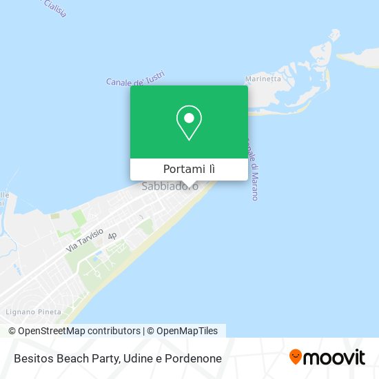 Mappa Besitos Beach Party