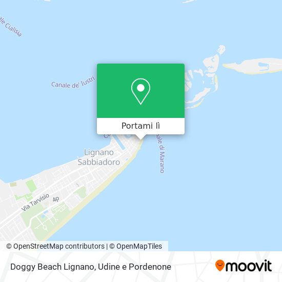 Mappa Doggy Beach Lignano