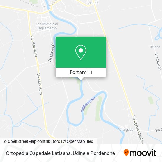 Mappa Ortopedia Ospedale Latisana