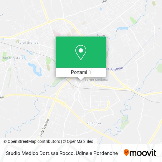 Mappa Studio Medico Dott.ssa Rocco