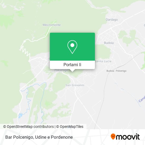 Mappa Bar Polcenigo