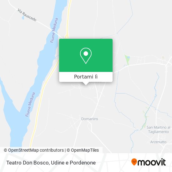 Mappa Teatro Don Bosco