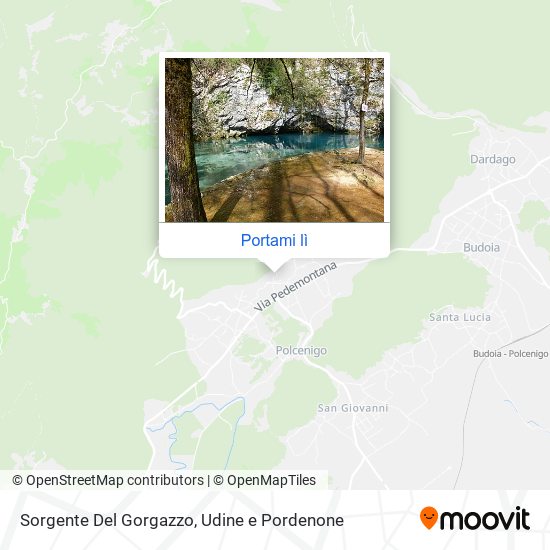 Mappa Sorgente Del Gorgazzo